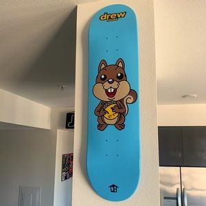 Drew House x Bieber Chipmunk Blue Skateboard Deck